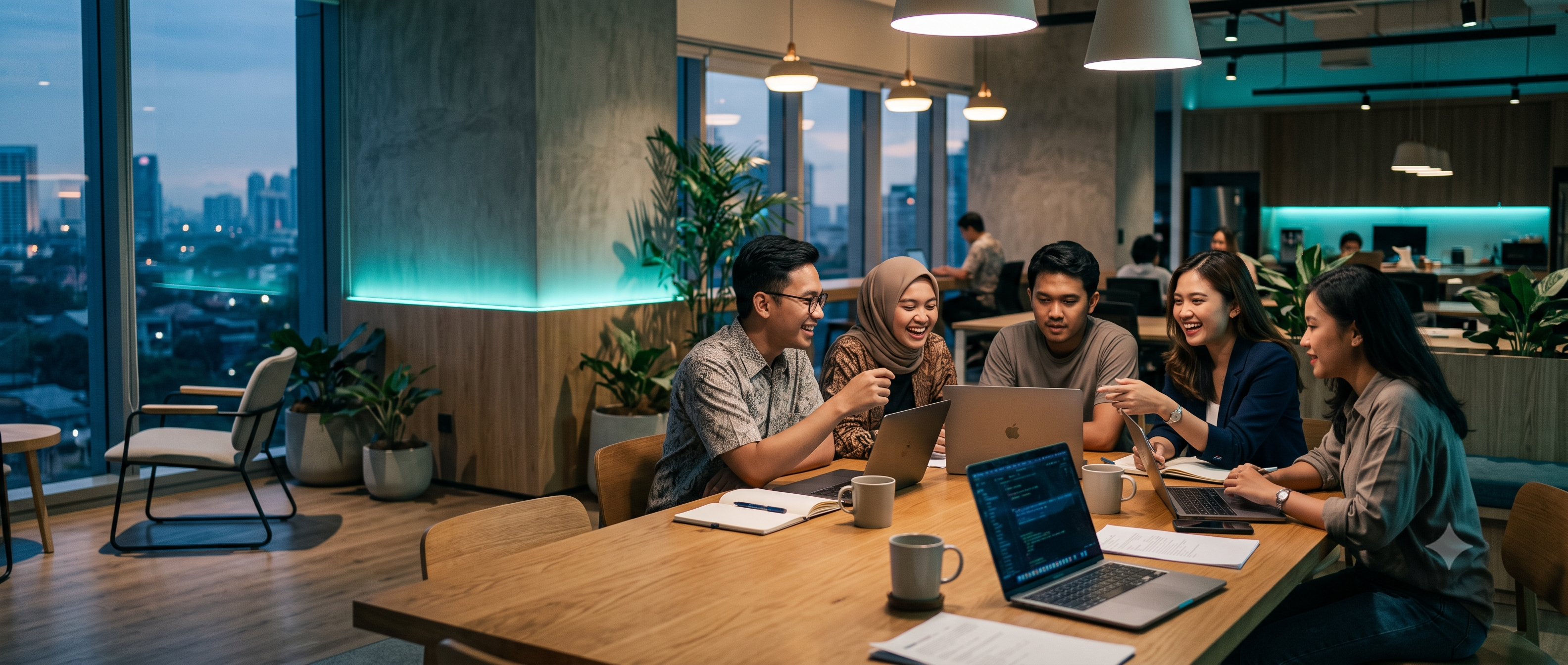 Talenta data center dan infrastruktur AI Indonesia dalam sesi praktik laboratorium
